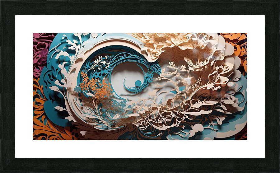 Paperlace No3 Picture Frame print