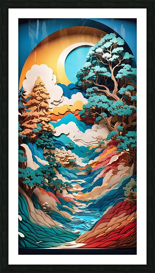 Red Canyon Picture Frame print
