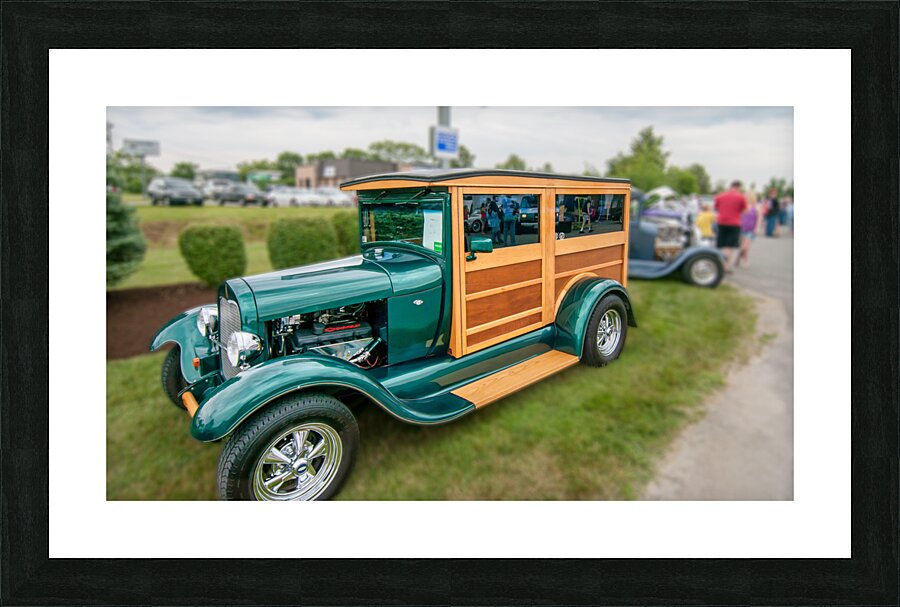 HDR car2 Picture Frame print