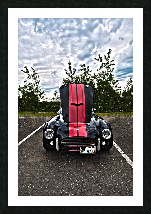 HDR car5 Picture Frame print
