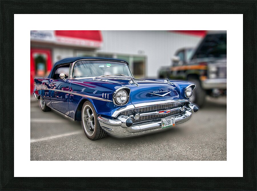 HDR car10 Picture Frame print