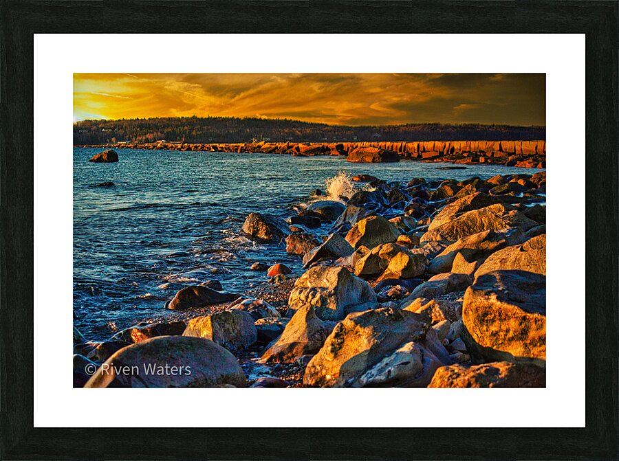 Coast 07 Picture Frame print
