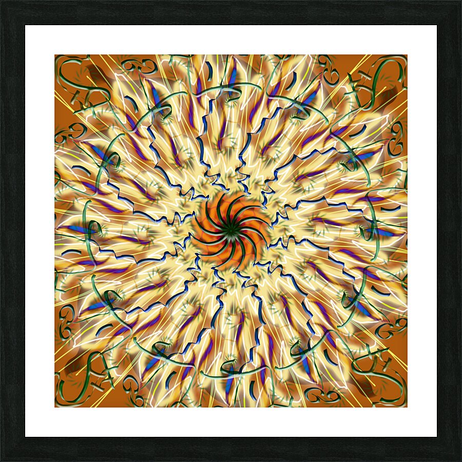Mandala 011 Picture Frame print