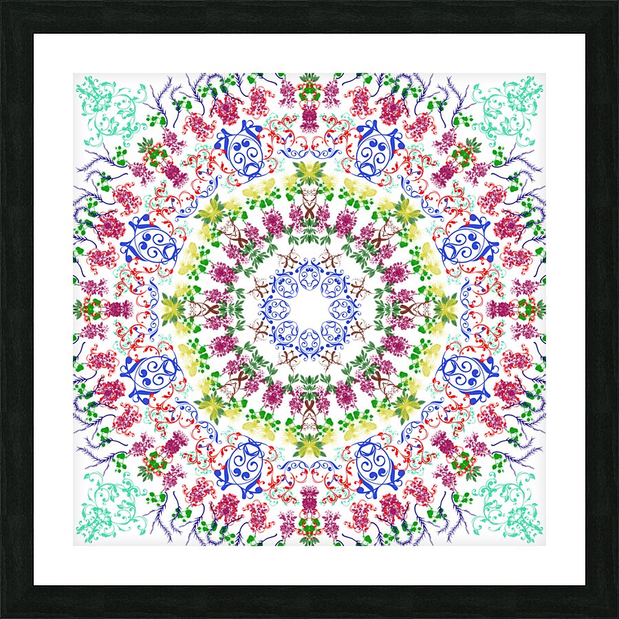 Mandala 012 Picture Frame print