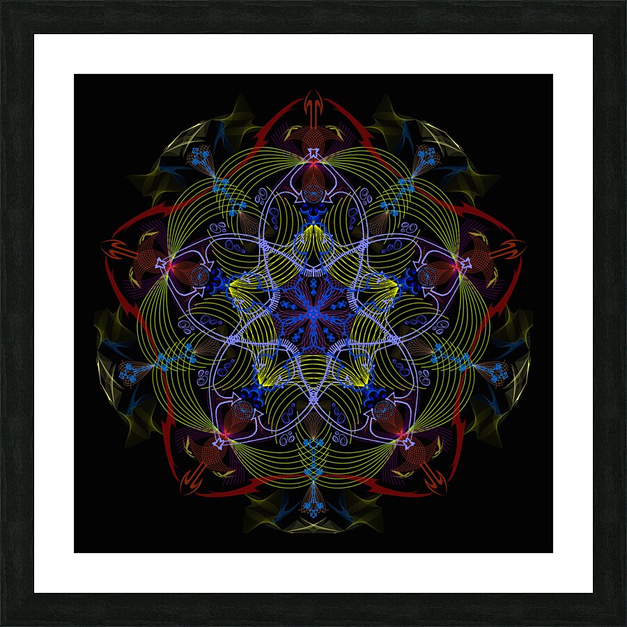 Mandala 014 Picture Frame print