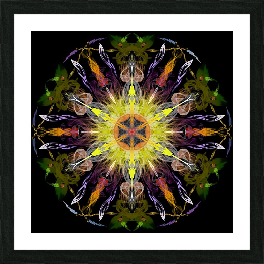 Mandala 016 Picture Frame print