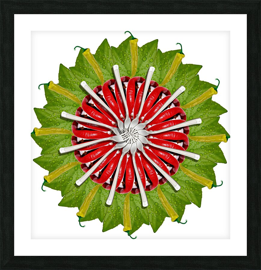 Mandala 007 Picture Frame print