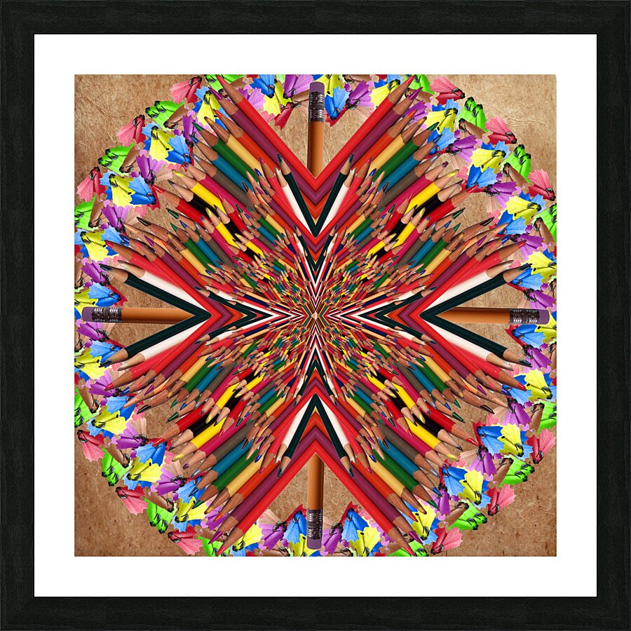 Mandala 018 Picture Frame print
