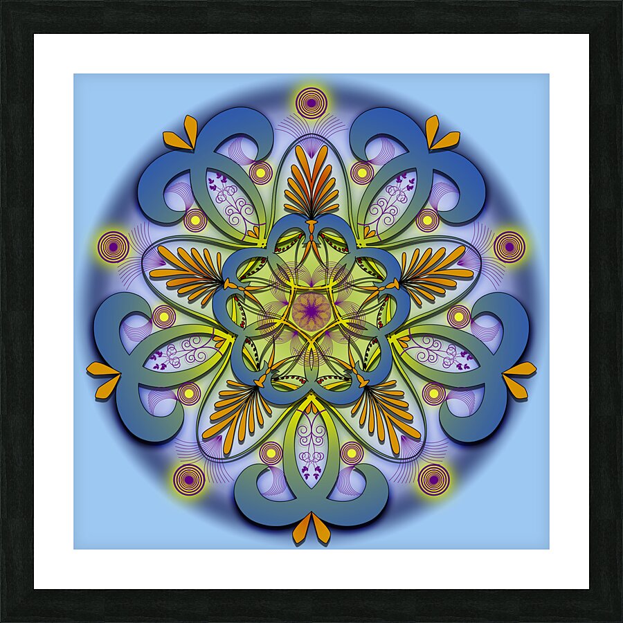 Mandala 015 Picture Frame print
