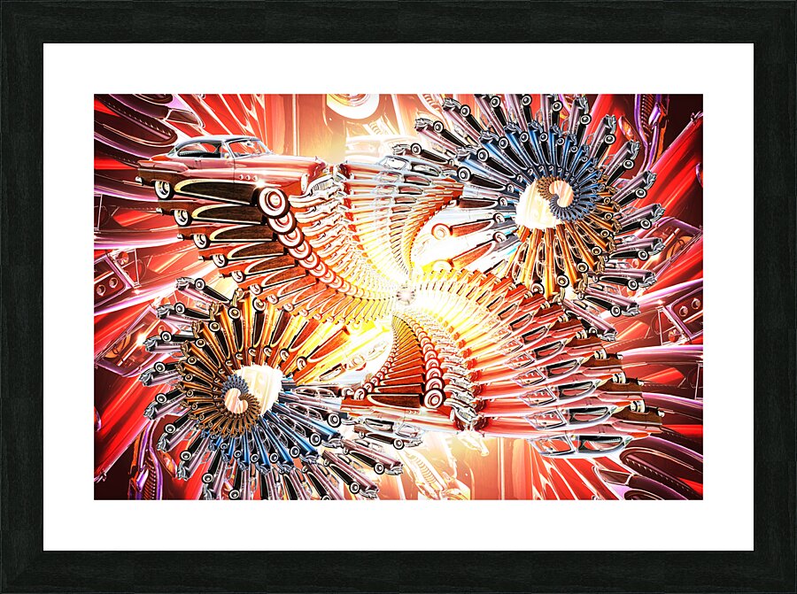 One Car 003 Picture Frame print