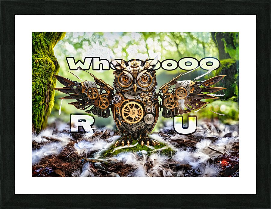 Mech Owl 1 Picture Frame print