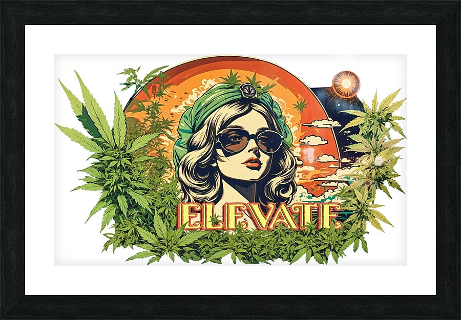 Elevate Your Mind Picture Frame print