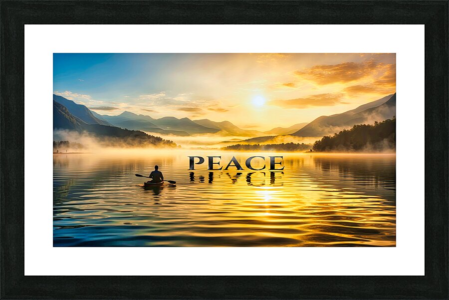 peace 2 Picture Frame print