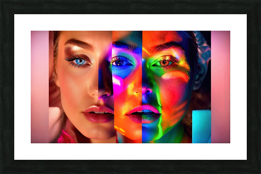 004 Gel Portrait Picture Frame print