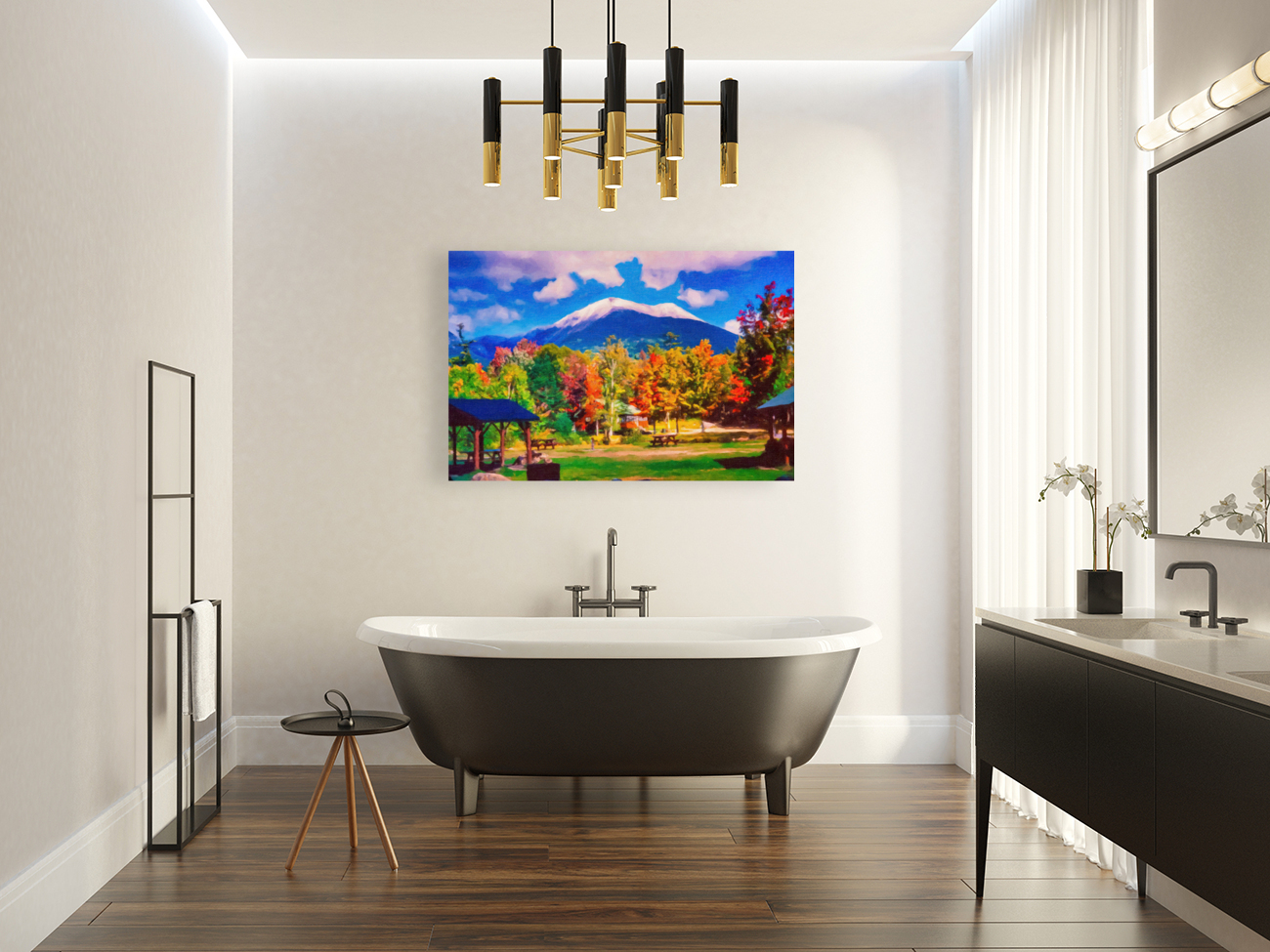 Rest area Snap Art Reproduction