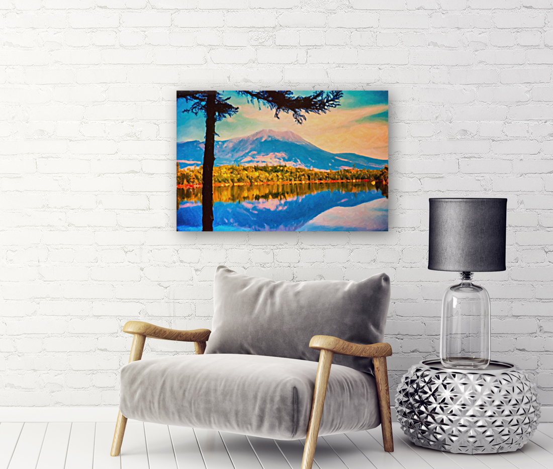 Katahdin Reflections Reproduction