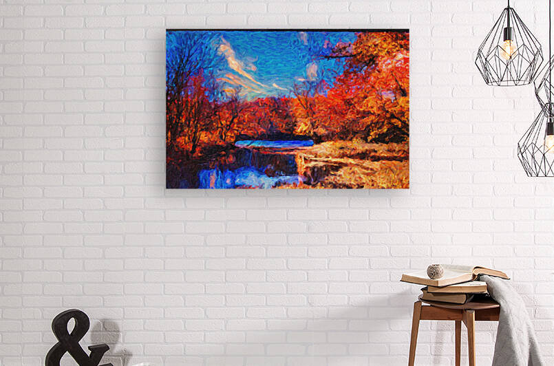 Fall Fire Stream Reproduction