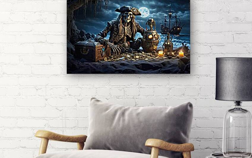 Pirate Booty Under a Full Moon by Riven Waters