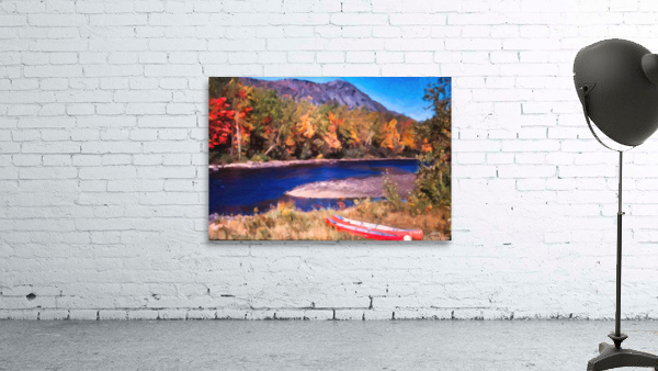 Two Red Canoes Wall Preview