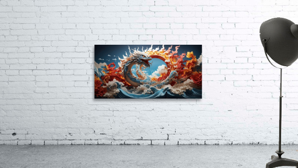 Paper Dragon No6 Wall Preview