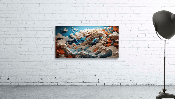 Paper Dragon No2 Wall Preview