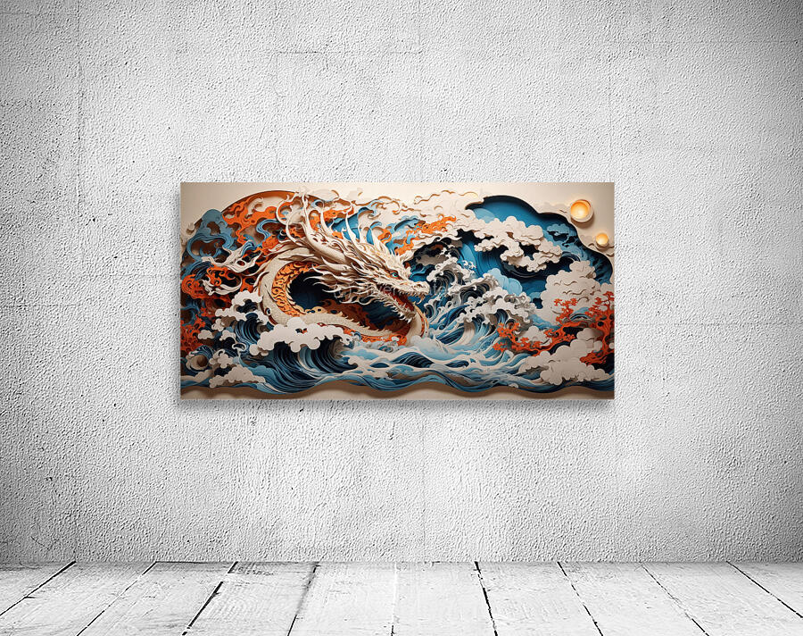 Paper Dragon No3 Wall Preview