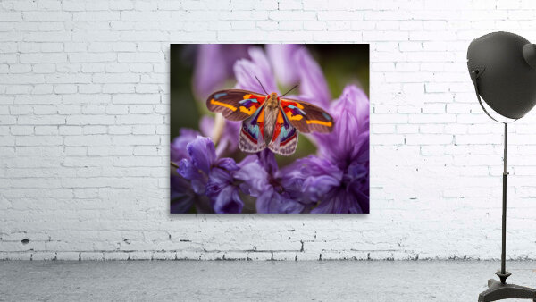 Red Eye Moth - Multi-Color Wall Preview