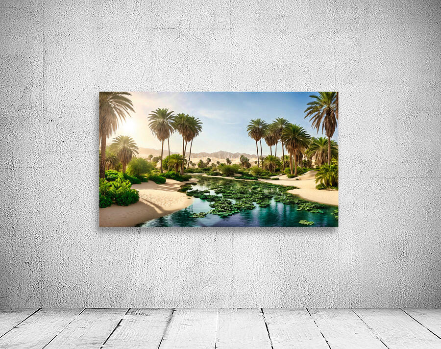 sunset desert stream no2 Wall Preview