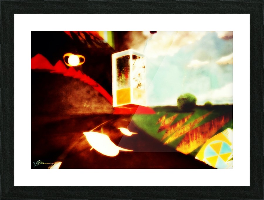 Between Worlds Picture Frame print