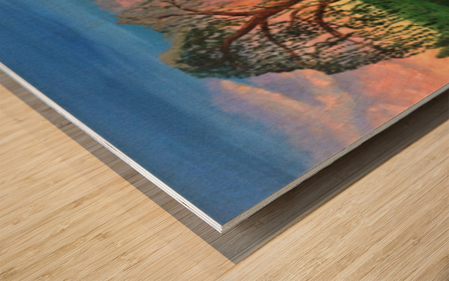 dream resize Wood print