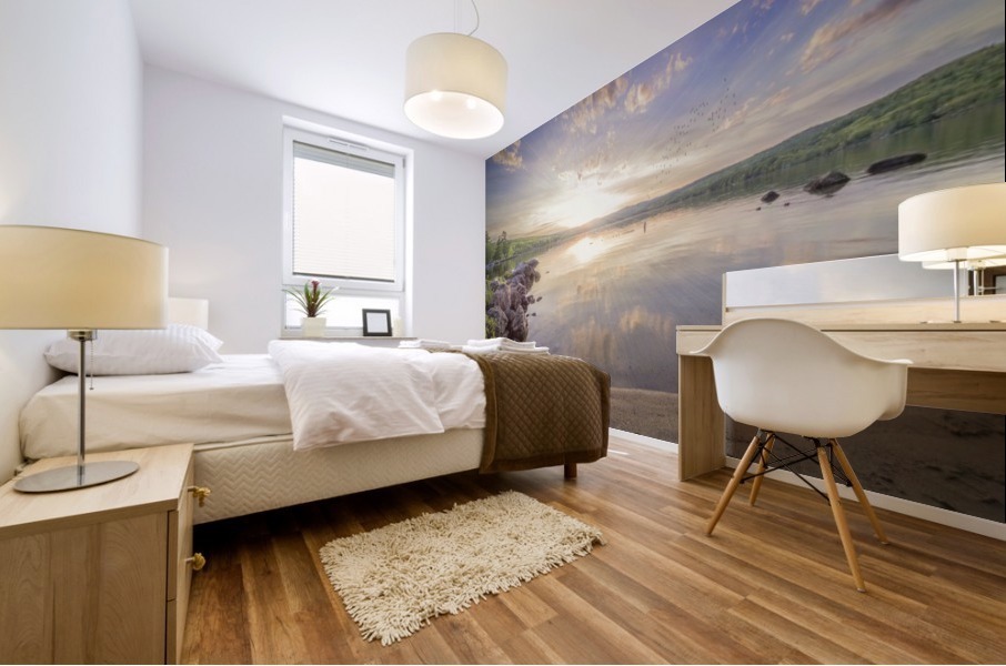 Pleasant Lake Mural print