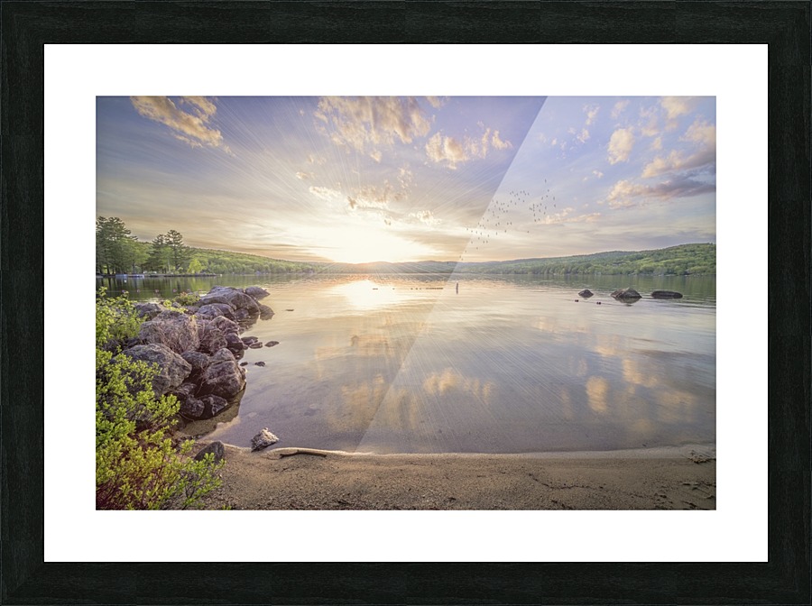 Pleasant Lake Picture Frame print