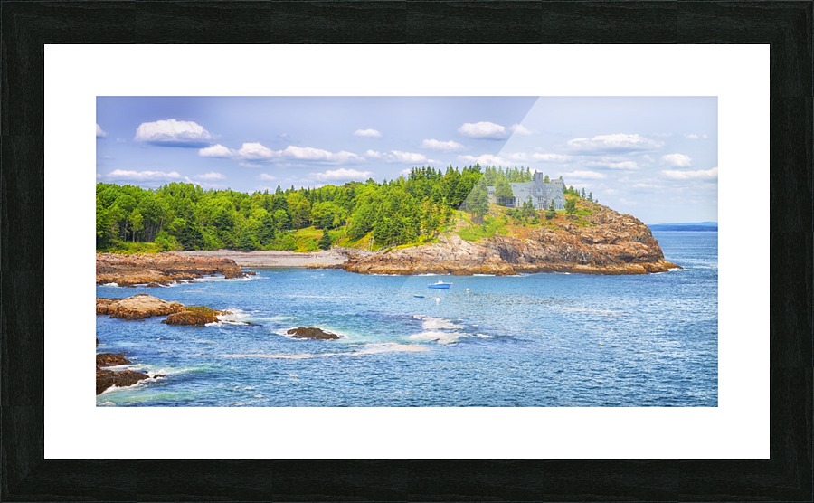 Acadia Bay Picture Frame print