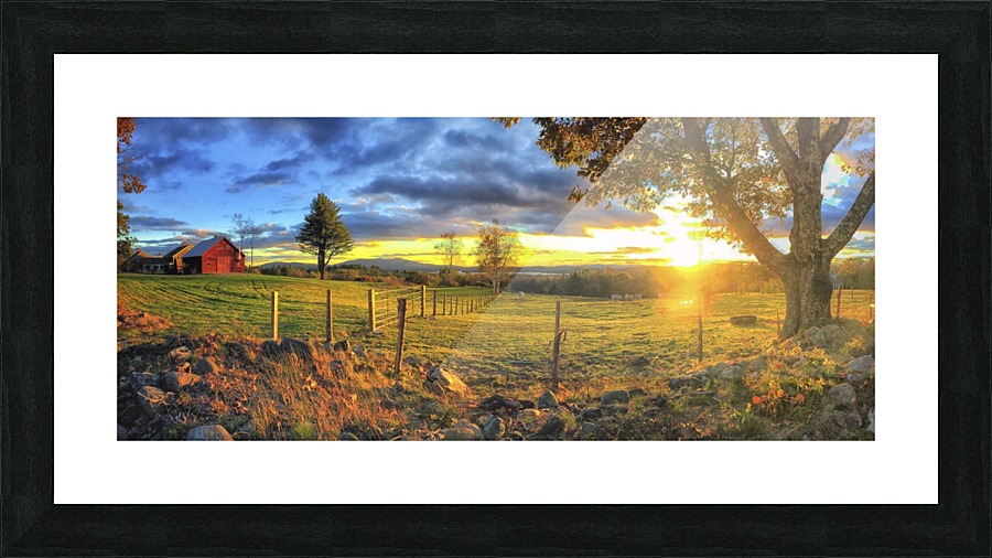 Sunapee Pano Picture Frame print