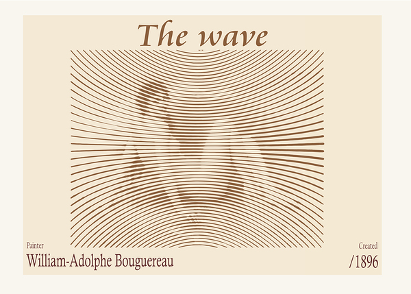 The wave 1896 – William-Adolphe Bouguereau 1825-1905 Digital Download