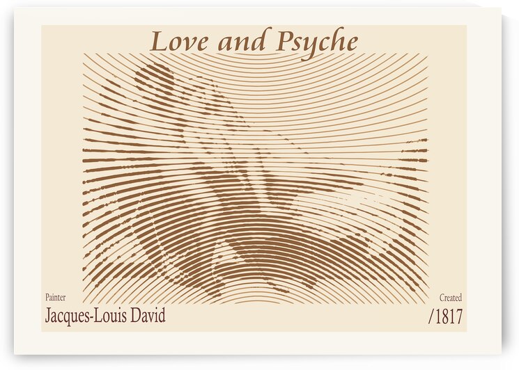 Love and Psyche – Jacques Louis David – 1817. by The Hypnotized Art