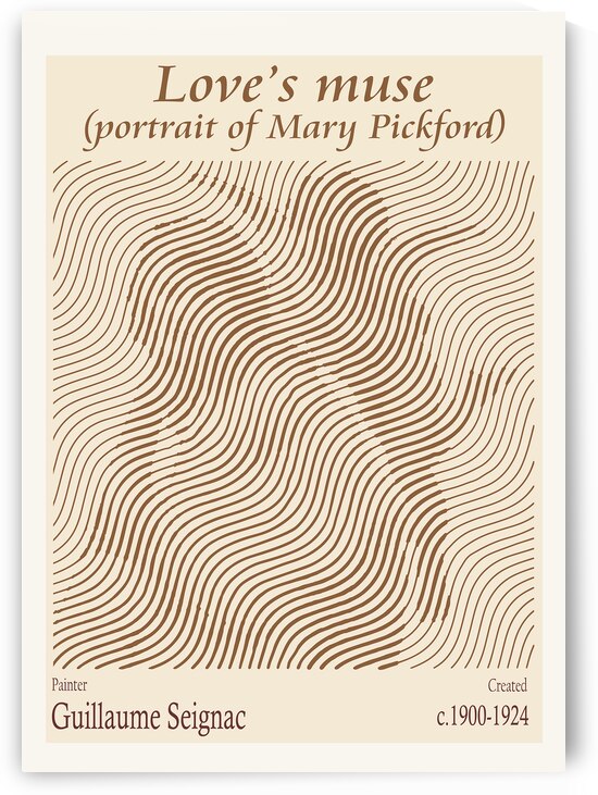 Love’s muse portrait of Mary Pickford – Guill by The Hypnotized Art