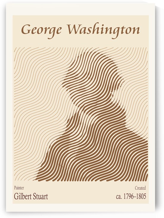 George Washington – Gilbert Stuart ca 1796–1805   by The Hypnotized Art