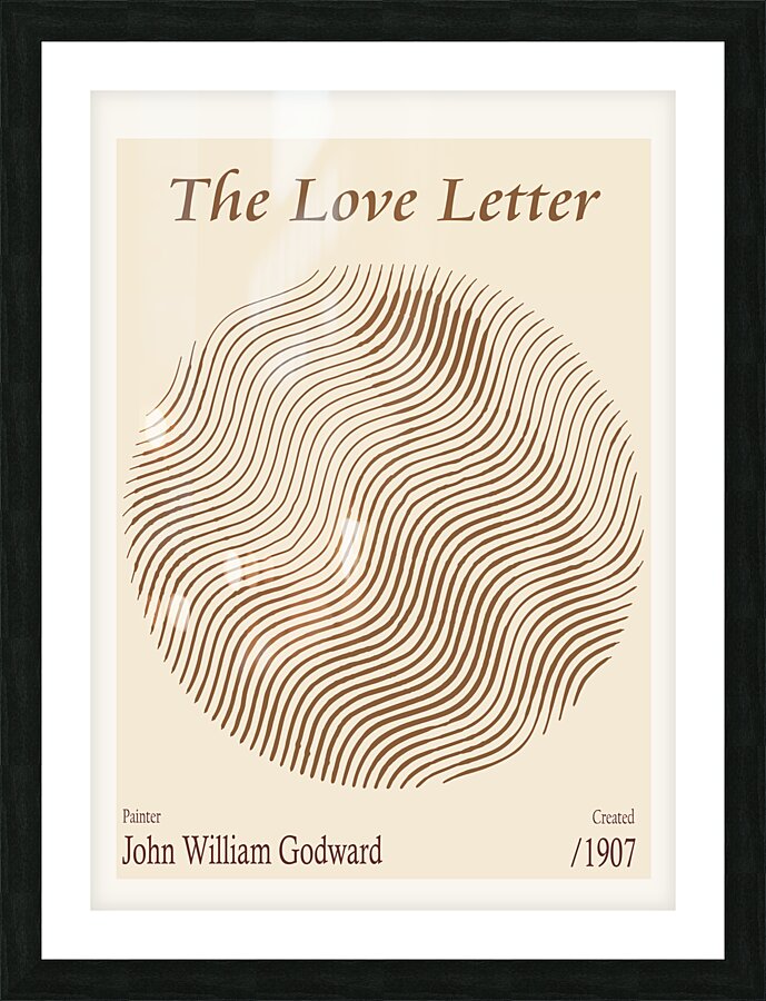 The Love Letter – John William Godward 1907 Picture Frame print