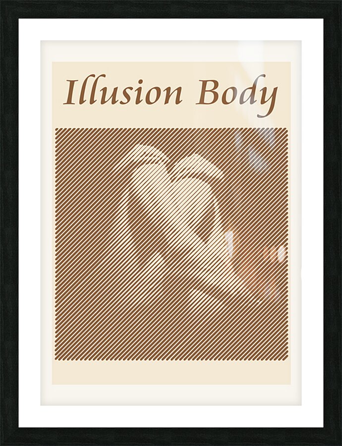Illusion Body Picture Frame print