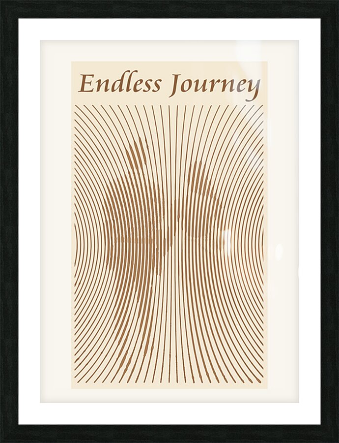 Endless Journey Picture Frame print