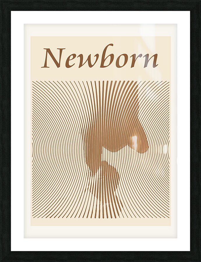 Newborn Picture Frame print