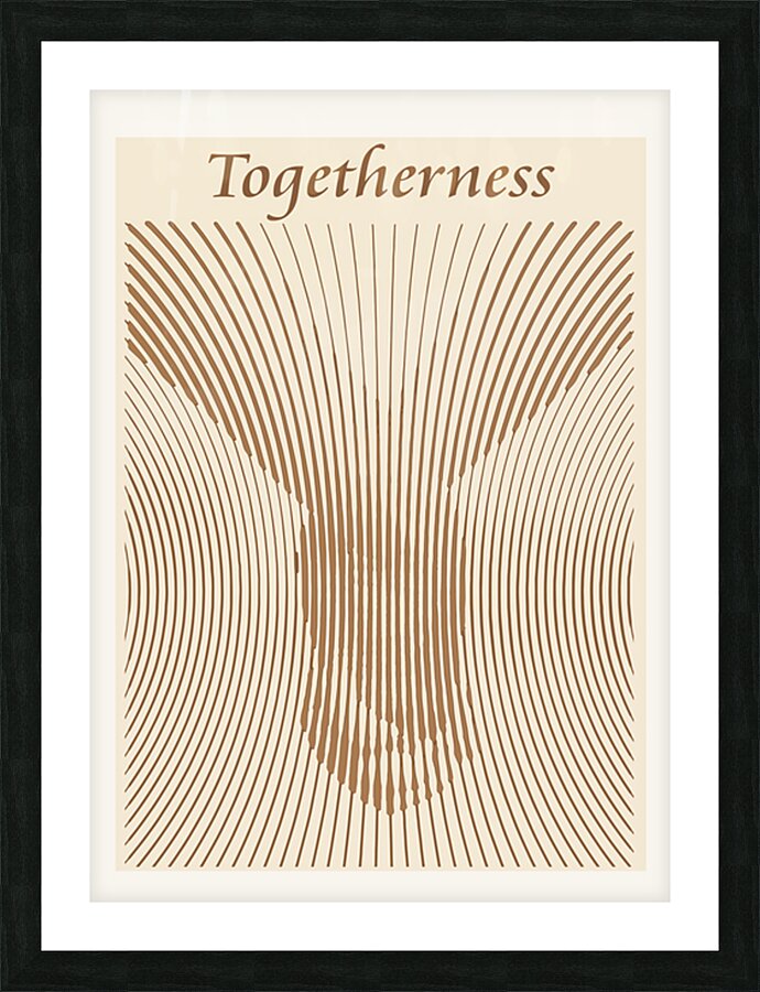 Togetherness Picture Frame print