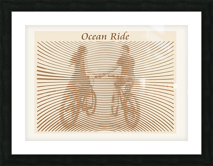 Ocean Ride Picture Frame print