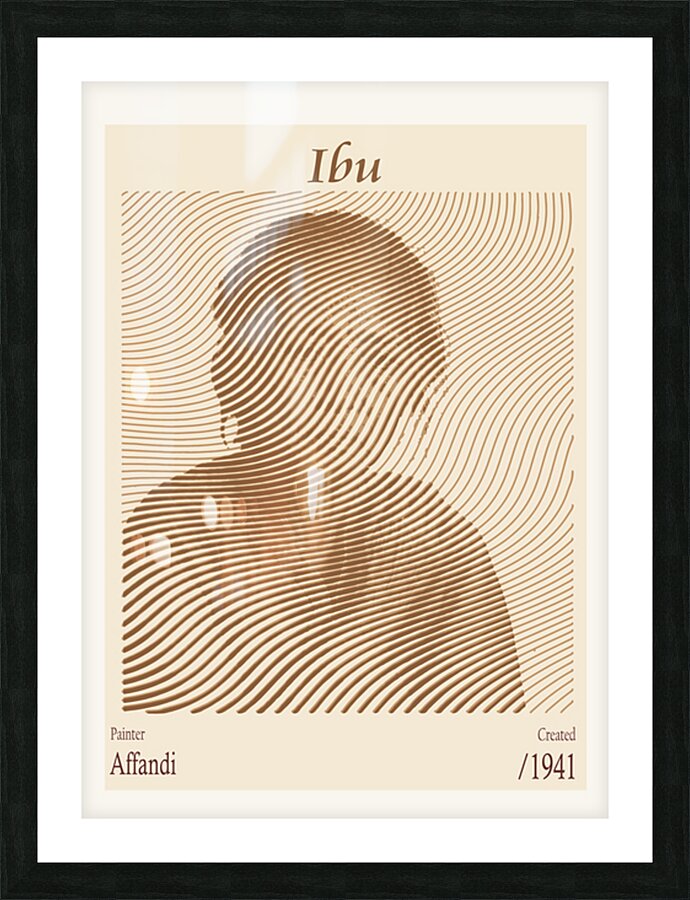 Ibu Affandi 1941 Picture Frame print
