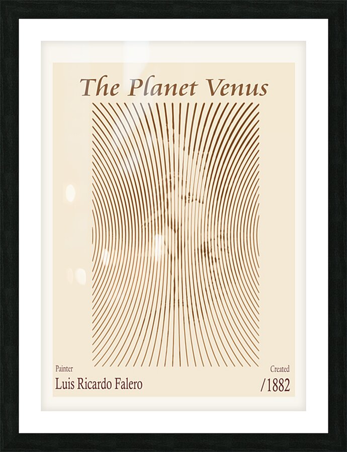 The Planet Venus   Picture Frame print