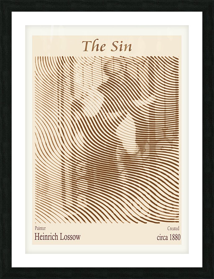 The Sin   Picture Frame print