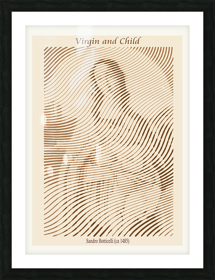 Virgin and Child   Picture Frame print