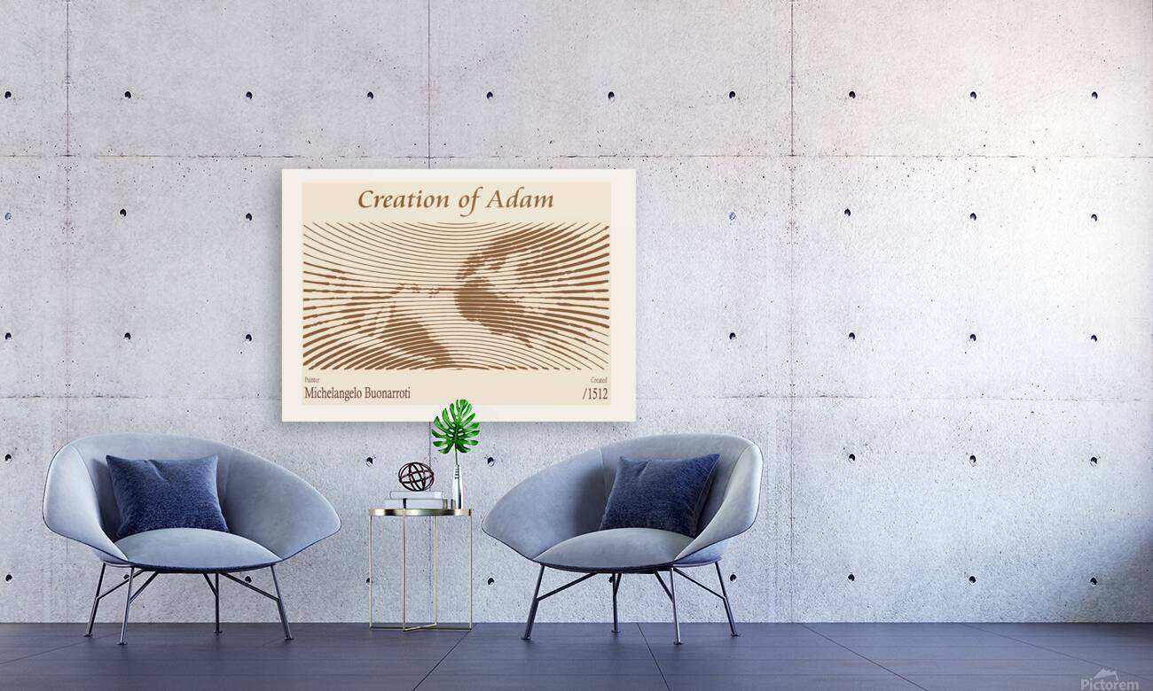 Creation of Adam – Michelangelo Buonarroti 1512 Reproduction