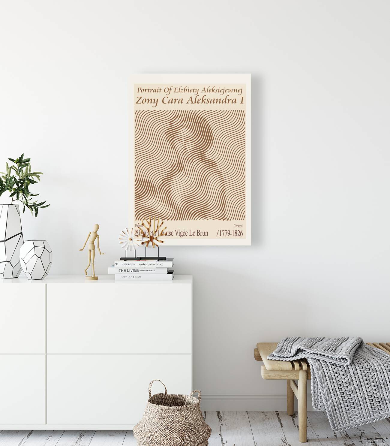 Portrait Of Elzbiety Aleksiejewnej Zony Cara Aleksandra I – Elisabeth Louise Vigee Le Brun 1779-1826 Reproduction